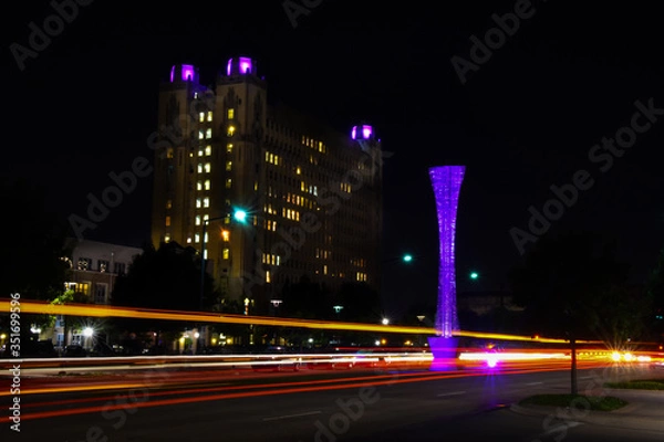 Obraz Downtown Night Lights