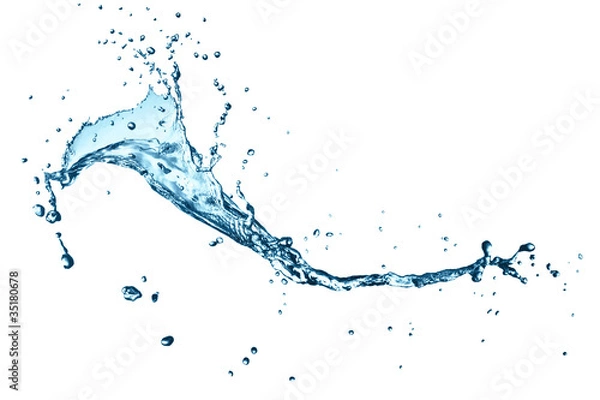 Fototapeta water splash