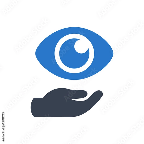 Fototapeta Eye care icon