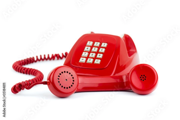 Obraz Red Old Telephone