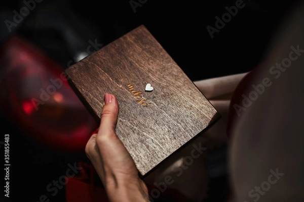 Obraz Miłość na pudełku