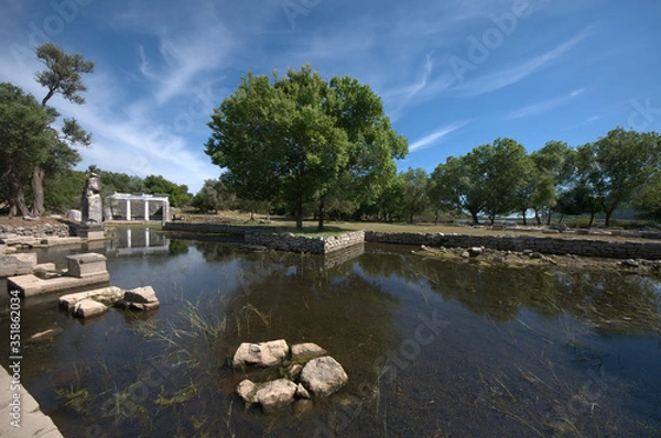 Obraz ancient city of kaunos. dalyan / Mugla