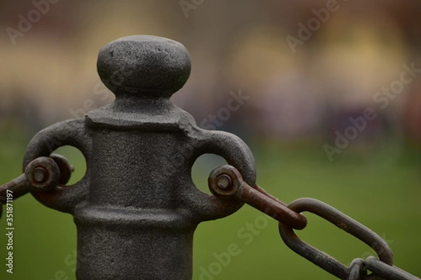 Obraz old rusty chain