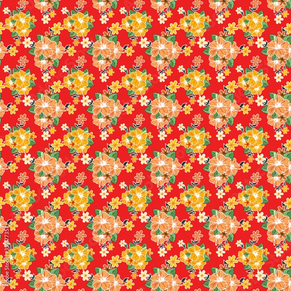 Obraz seamless pattern with flowers