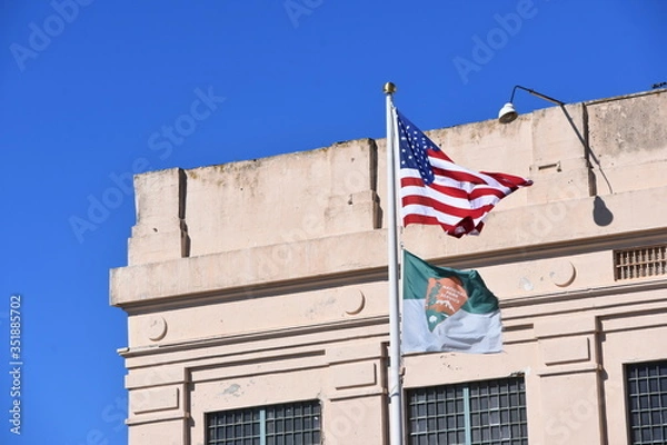 Obraz Alcatraz Flag