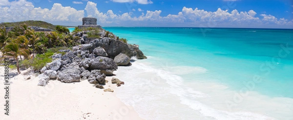 Obraz Ruiny Majów w Tulum