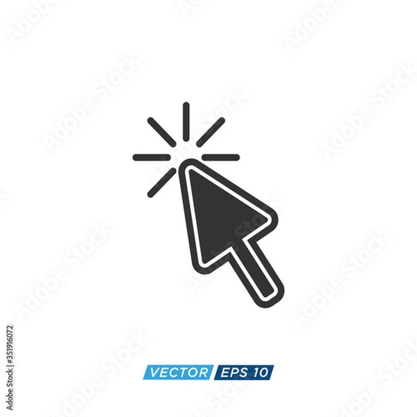Obraz Pointer or Cursor Sign Icon Design Vector
