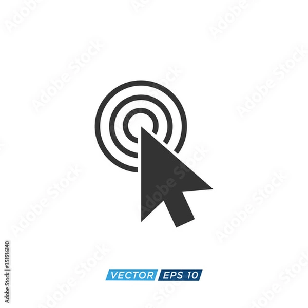 Obraz Pointer or Cursor Sign Icon Design Vector