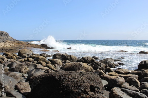 Obraz Wellengang an der Küste