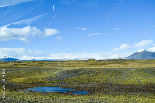 Obraz Nature view in Iceland. Mountain view with no people around.