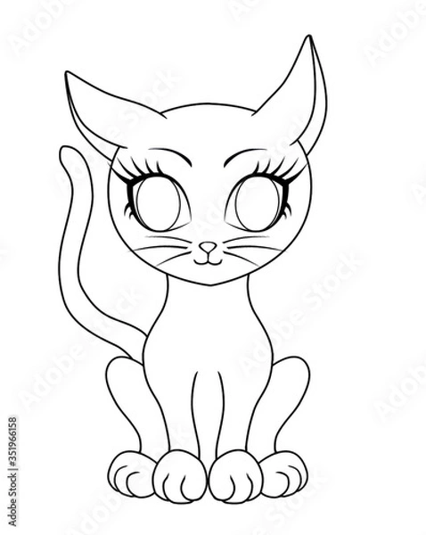 Obraz Base female cat