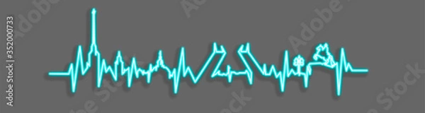 Obraz pulse spb neon