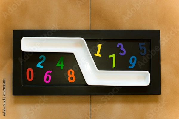 Obraz Even numbers and odd numbers. 