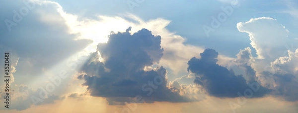 Obraz Dramatic strorm clouds