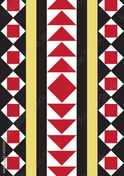 Fototapeta abstract geometry pattern cover for book, background