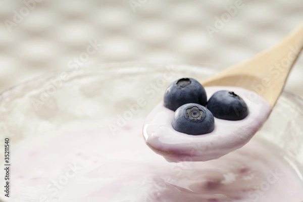 Obraz Yogurt and Blueberry