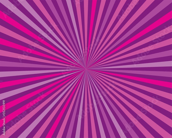 Obraz Abstract background. Pattern of color rays and ornament. Vector backdrop templaye.