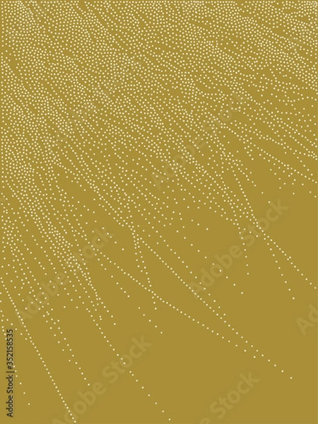 Obraz Stippled vintage background. Abstract hand drawn vector pattern.