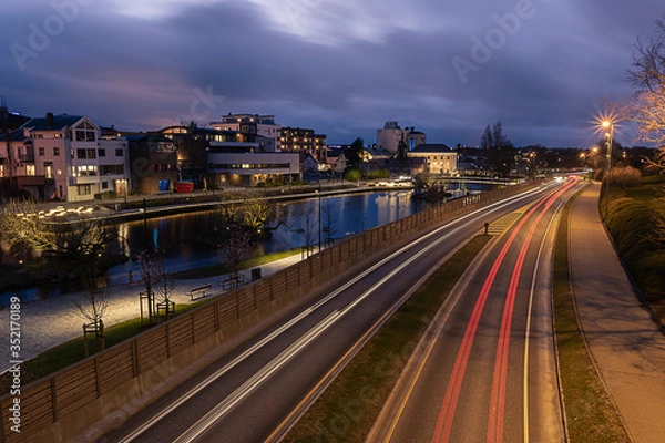 Fototapeta Light Tracks