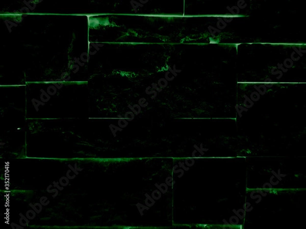 Fototapeta Beautiful abstract color yellow and green marble on black background and gray and green granite tiles floor on green background, love gray wood banners graphics, art mosaic decoration