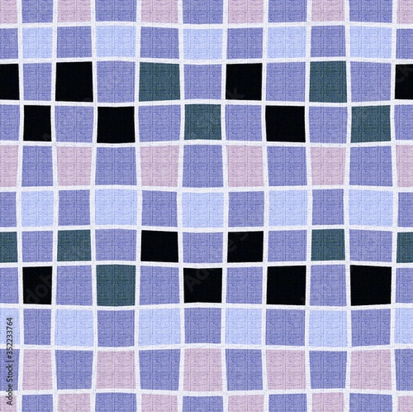 Fototapeta Abstract mix geometrical pattern with color backgound