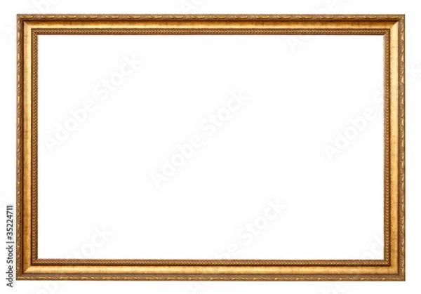 Fototapeta Klasyczna złota rama