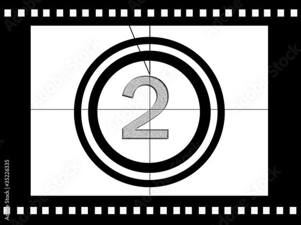 Obraz The Black and White Film