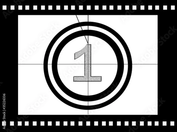 Obraz The Black and White Film