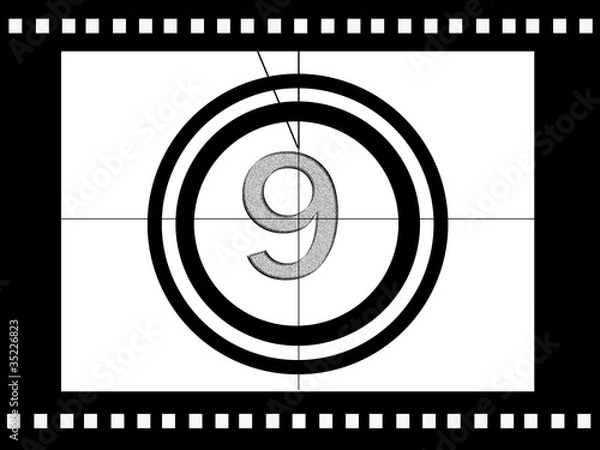 Obraz The Black and White Film