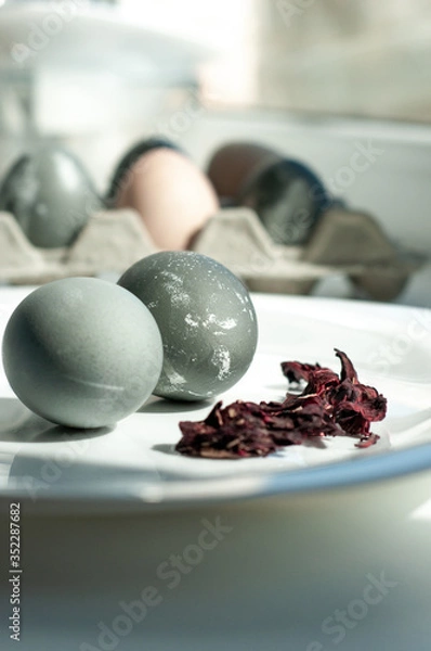 Obraz aggs on a plate