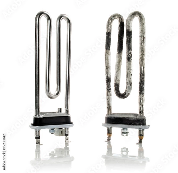 Obraz heating elements in good and bad condition