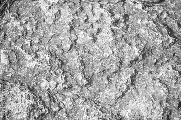 Fototapeta gray Rough split face stone texture or stone black ground for text 