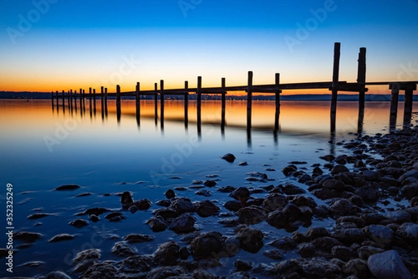 Obraz Steg im Wasser