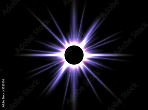 Obraz zaćmienie Słońca