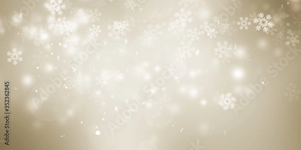 Obraz light brown snow blur abstract background