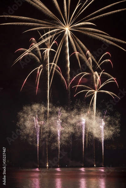 Fototapeta Festive firework - Flash Barrandov