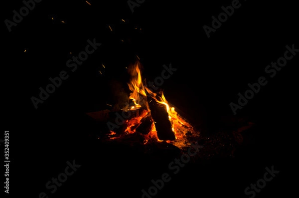 Obraz bonfire in the night
