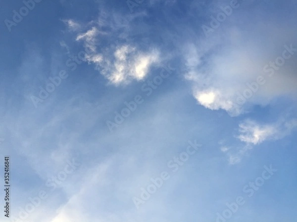 Obraz blue sky and clouds