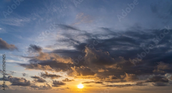 Fototapeta Cloudscape at sunset