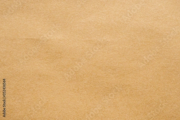 Fototapeta Brown paper recycled kraft sheet texture cardboard background