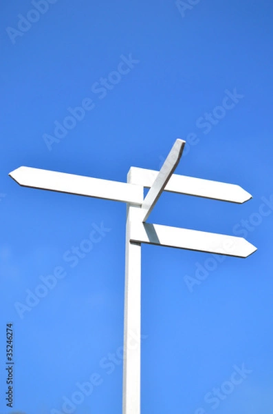 Obraz 道しるべ　青空