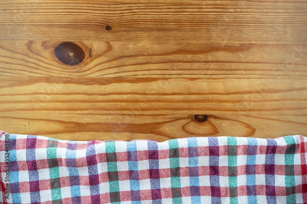 Obraz Kitchen cloth on the table.