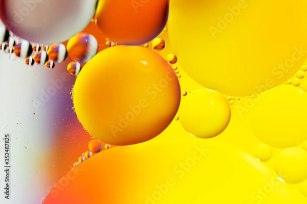 Obraz Macro shot of air or molecule