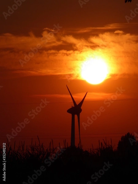 Obraz Brennende Sonne