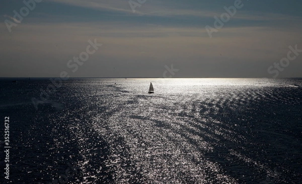 Obraz Yacht in the sea 