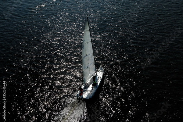 Obraz Yacht in the sea 