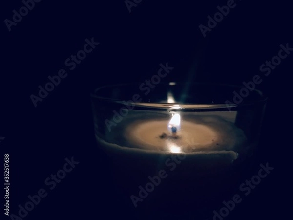 Obraz candle in the dark