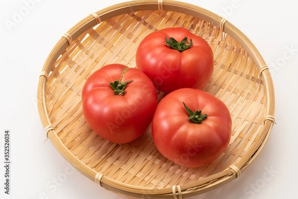 Obraz ざるに入ったトマト