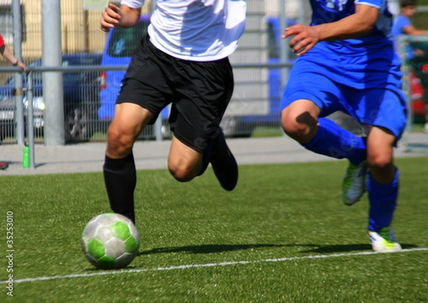Obraz Fußball - Zweikampf