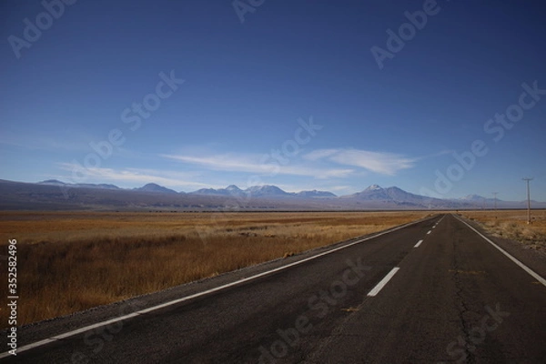 Obraz road in the desert